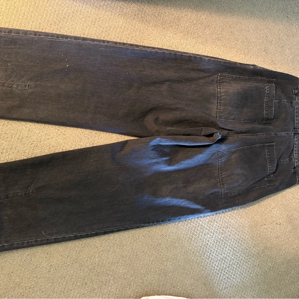 Tibi High Rise Black Jeans - Picture 2 of 7